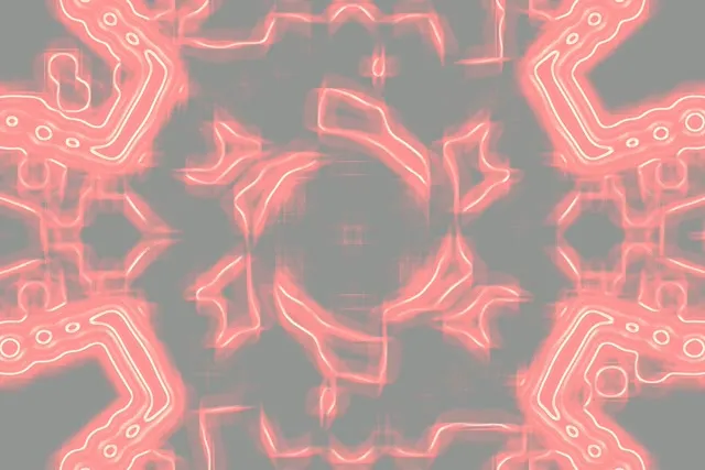 Túnel de Neón Cruz Rejilla Roja VJLoops 3:2 Surface 60fps Salvapantallas