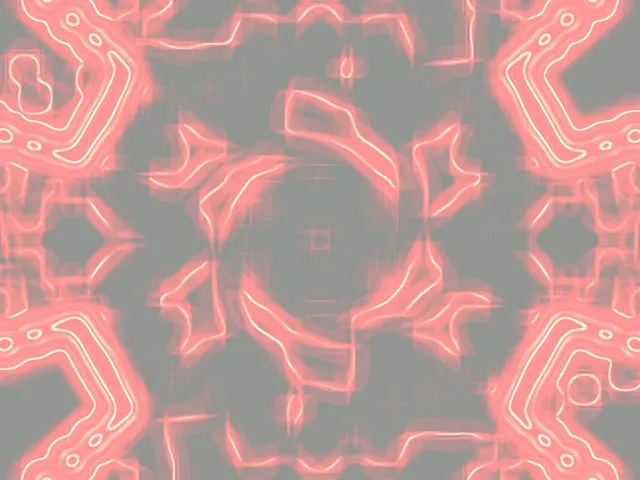 Neon Tunnel Red Grid Pulse 4:3 Classic 60fps Screensaver Vj Loop