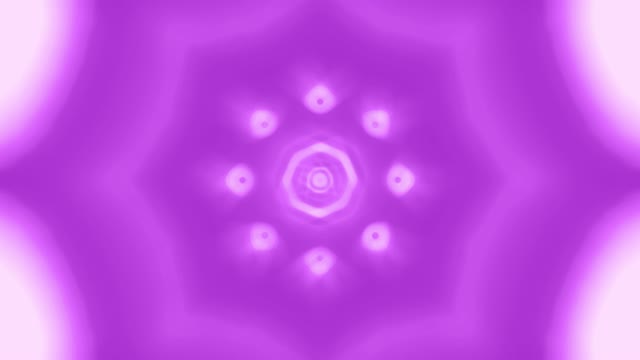 Glowing Purple Neon Tunnel with Concentric Circles 60fps