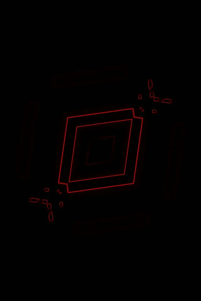 Червоний Неоновий Тунель Обертовий Алмазний Vj Loop 2:3 Photo Portrait 60fps Заставка