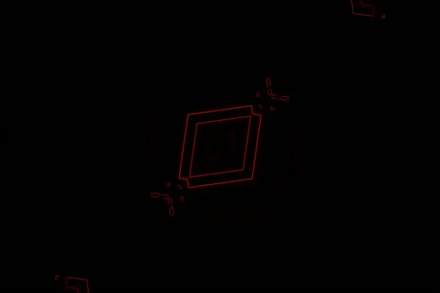 빨간 네온 터널 VJ Loop 3:2 서피스 60fps 화면보호기 다이아몬드 소용돌이