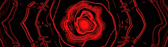 Red Neon Tunnel Spiral Vj Loop 60fps 32:9 Super Ultrawide Screensaver