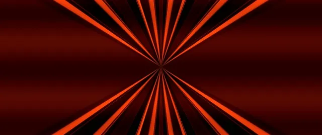 Red Orange Starburst Neon Tunnel Vj Loop 2.39:1 Cinemascope 60fps Screensaver