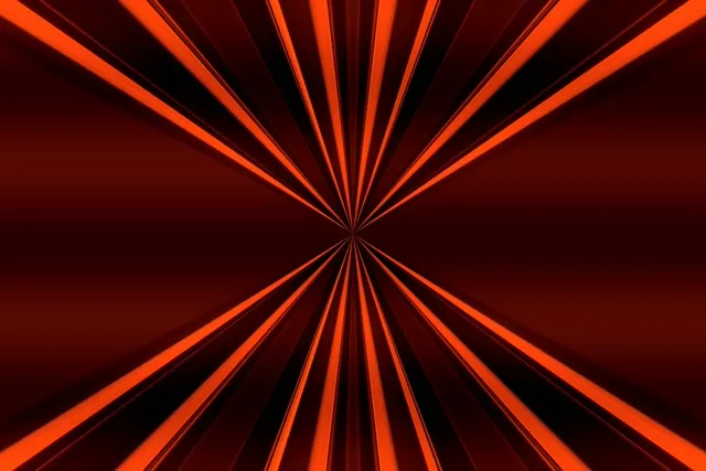 네온 터널 빨간 레이 버스트 VJ Loop 3:2 서피스 60fps 화면보호기