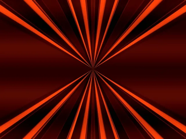 Tunnel Neon Esplosione Raggi Rosso VJ Loop 4:3 Classic 60fps Screensaver