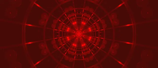 Red Neon Tunnel Radial Burst 21:9 Ultrawide 60fps Screensaver Vj Loop