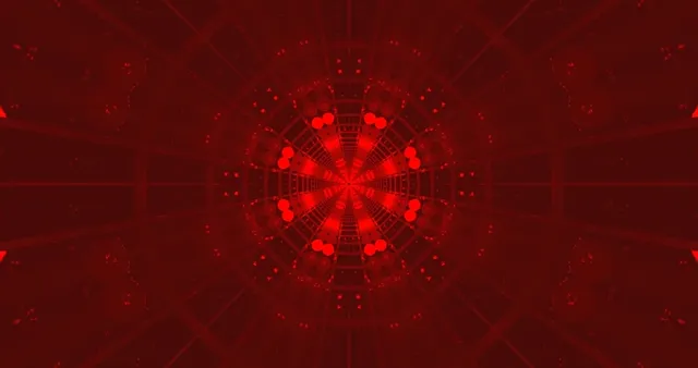 발광 빨간 터널 화면보호기 4K UHD 60fps 라이브 배경화면