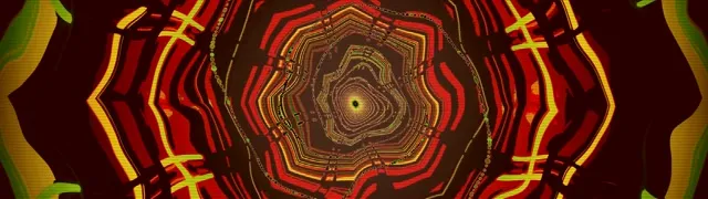 Neon Tunnel Spiral Vortex Red 32:9 Super Ultrawide 60fps Screensaver Vj Loop