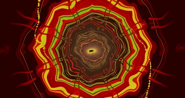 Parlayan Spiral Neon Tünel Ekran Koruyucu 4K UHD 60fps VJ Klip