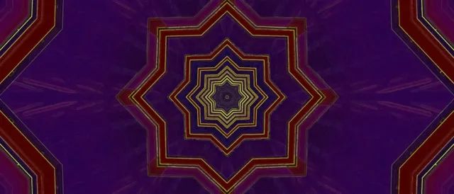 Neon Tunnel Star Vortex 21:9 Ultrawide 60fps Screensaver Vj Loop