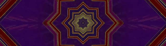 تونل نئون بنفش قرمز ستاره گردابه VJ Loop 32:9 فوق فراعرض 60fps محافظ صفحه