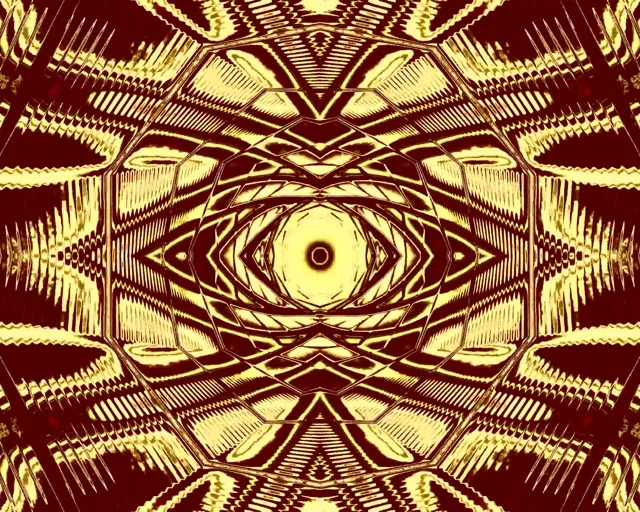 Túnel Neon Ollo Dourado Protector de Pantalla 5:4 industrial 60fps VJ Loop