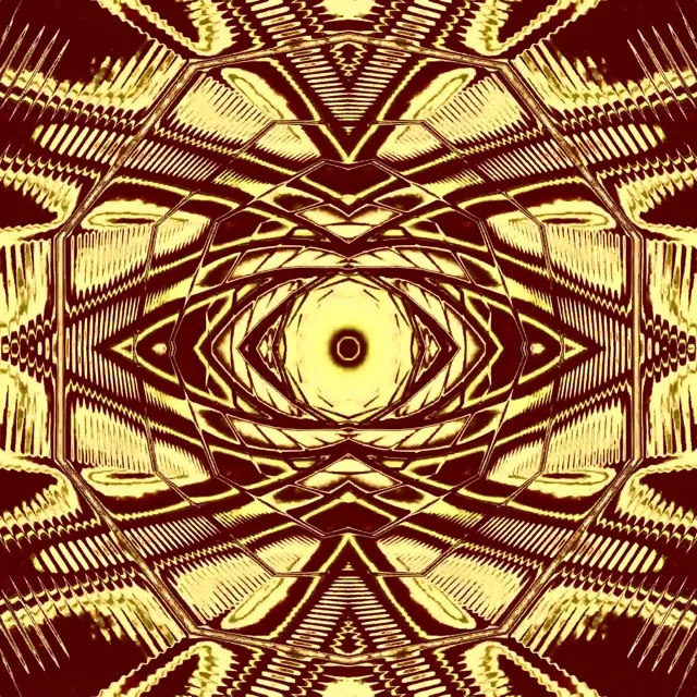 อุโมงค์นีออนทอง Eye 1:1 Square 60fps Screensaver PC VJLoops