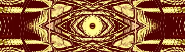 골드 네온 터널 만화경 화면보호기 32:9 슈퍼 울트라와이드 60fps VJ Loop