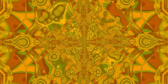 Neon Tunnel Kaleidoskop Mandala 2:1 Univisium 60fps Bildschirmschoner VJ Loop