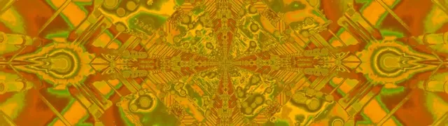 네온 터널 황금 만화경 프랙탈 VJLoops 32:9 슈퍼 울트라와이드 60fps 화면보호기