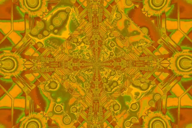 Twnnel Neon Caleidosgop Euraidd 3:2 Arwyneb 60fps Arbedwr Sgrin VJLoops