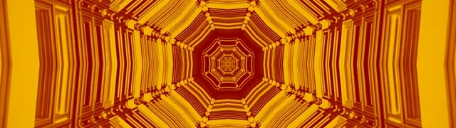 تونل نئون گردابه هشت‌ضلعی 32:9 فوق فراپهن 60fps محافظ صفحه VJ Loop