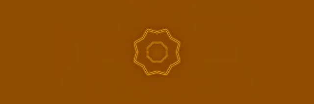 Đường Hầm Neon Sao Vàng Mandala VJLoops 3:1 Triple Wide 60fps Screensaver