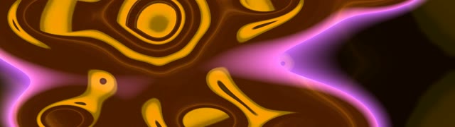 Golden Abstract Neon Tunnel VJ Loop 32:9 Ultrawide 60fps Screensaver