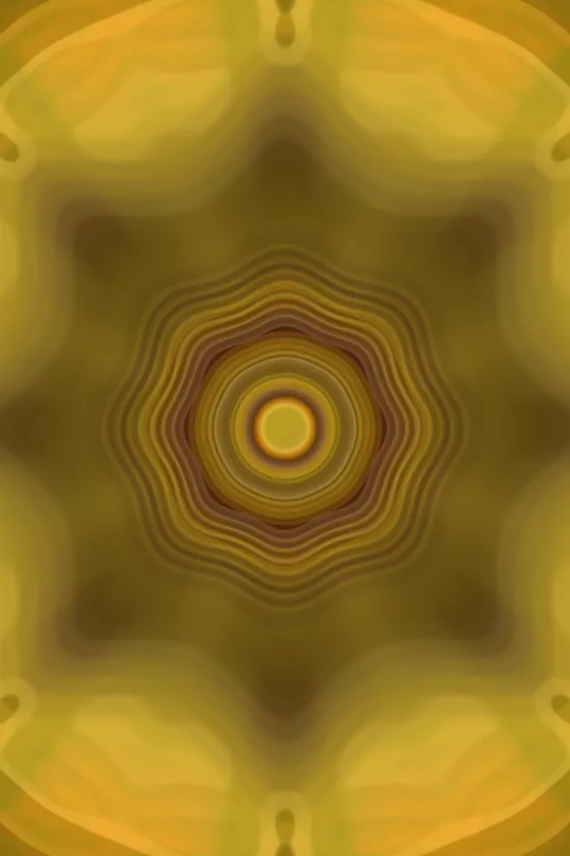 Golden Concentric Neon Tunnel 9:16 Reels 60fps VJLoops Screensaver