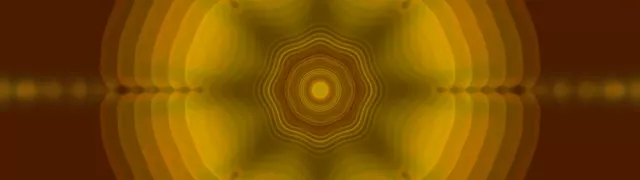 Golden Concentric Neon Tunnel VJLoops 32:9 Ultrawide 60fps Screensaver