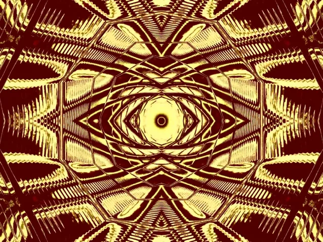 ოქროსფერი თვალი ნეონის ტუნელი Screensaver 4:3 კლასიკური 60fps VJ Loop PC Laptop