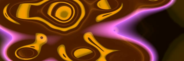 Golden Neon Tunnel 3:1 Ultrawide 60fps VJ Loop Screensaver