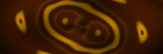 Arany Neon Tunnel 3:1 Ultrawide 60fps VJ Loop Képernyővédő