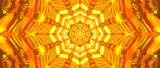 Neon Tunnel Fractal Kaleidoscope Vortex 21:9 Ultrawide 60fps Screensaver Loop