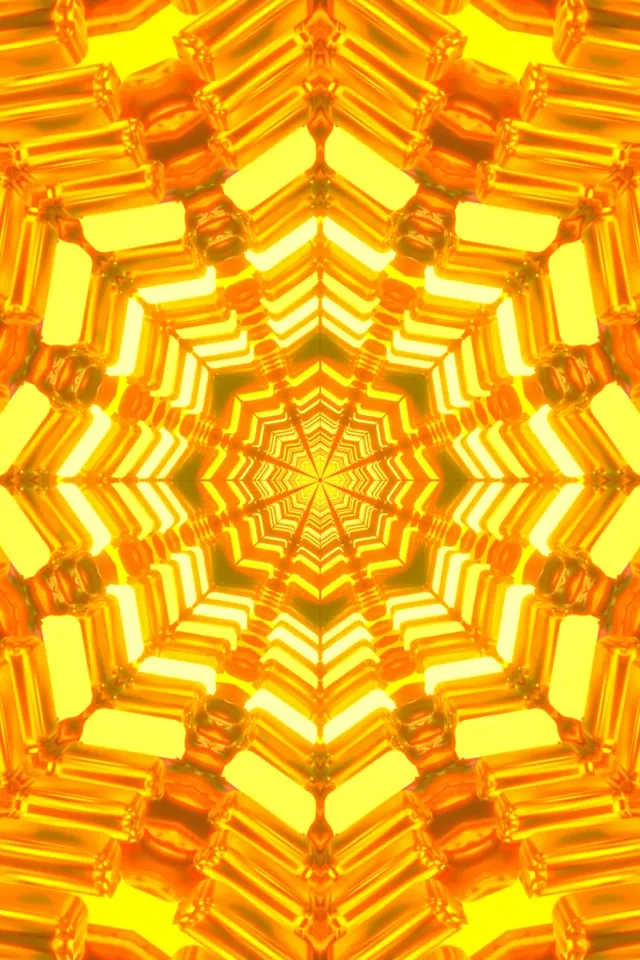 Neon Tunnel Spiraling Vortex VJ Loop 2:3 Portrait 60fps Screensaver