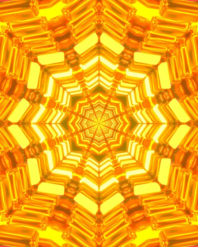 Neon Tunnel Kaleidoscope Vortex 4:5 Instagram 60fps Screensaver