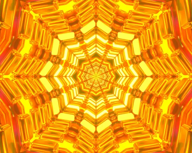 Radiant Neon Tunnel VJ Loop 60fps 5:4 Industrial Screensaver Hypnotic Geometric Vortex