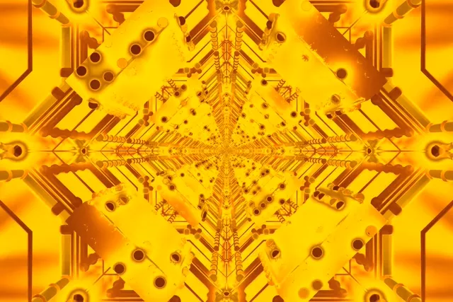 Penapis Terowong Neon Emas 3:2 Surface 60fps VJ Loop PC Laptop