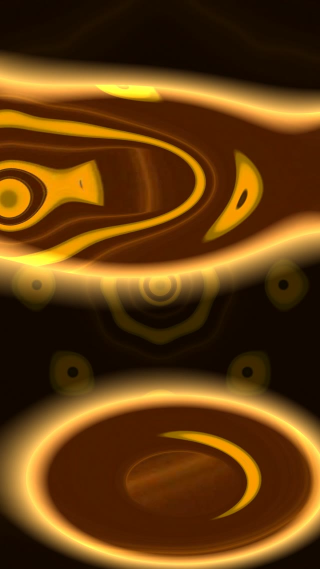 Golden Neon Tunnel VJ Loop 9:16 Reels 60fps Screensaver Motion