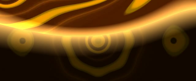 Golden Neon Tunnel with Glowing Rings | VJ Loop 60fps 2.39:1 Screensaver