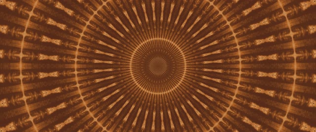 Golden Radial Neon Tunnel VJ Loop 2.39:1 Cinemascope 60fps Screensaver