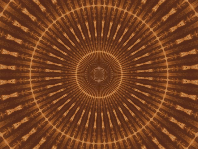 Golden Radial Neon Tunnel VJ Loop 4:3 Classic 60fps Screensaver