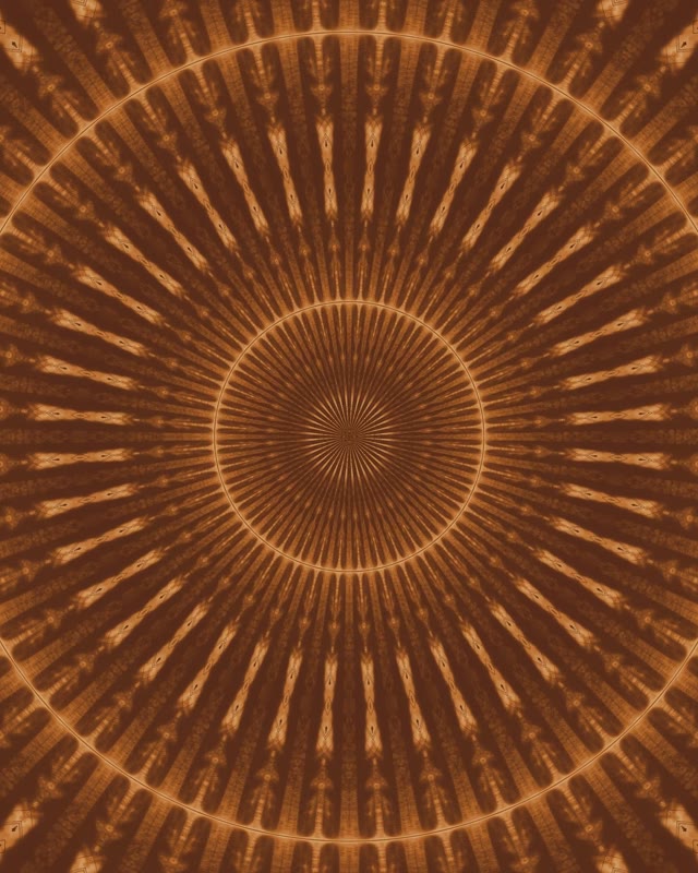 Golden Radial Neon Tunnel VJ Loop 4:5 Instagram 60fps Screensaver