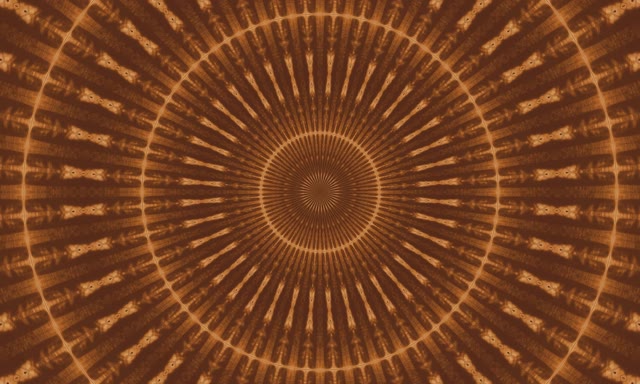 Golden Radial Neon Tunnel VJ Loop 5:3 Wide 60fps Screensaver