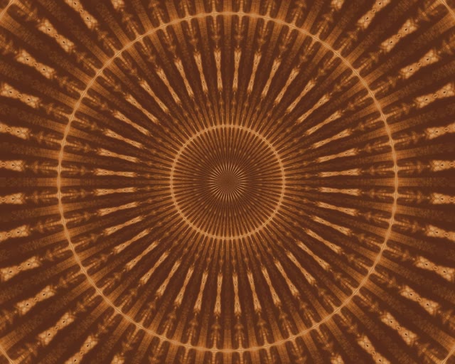 Golden Radial Neon Tunnel VJ Loop 5:4 Industrial 60fps Screensaver