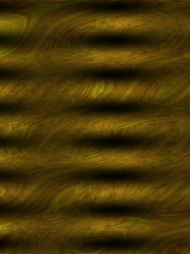 Golden Ribbed Neon Tunnel 3:4 iPad Portrait 60fps VJ Loop Screensaver