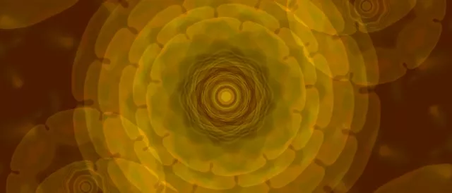 Golden spiral neon tunnel 21:9 ultrawide 60fps screensaver VJ loop