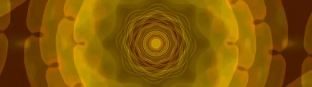 Golden Spiral Neon Tunnel 32:9 Ultrawide 60fps VJ Loop Screensaver