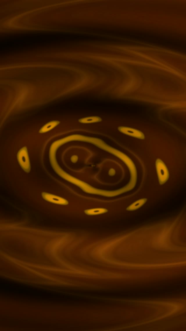 Golden Spiral Neon Tunnel 9:16 Reels 60fps VJ Loop Screensaver