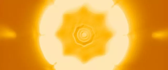 Golden Spiral Neon Tunnel VJ Loop 2.39:1 Screensaver 60fps