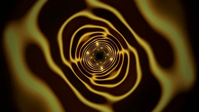 Golden Spiral Tunnel Abstract Motion Graphics