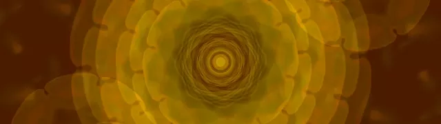 Golden spiraling neon tunnel vortex loop 32:9 ultrawide 60fps screensaver