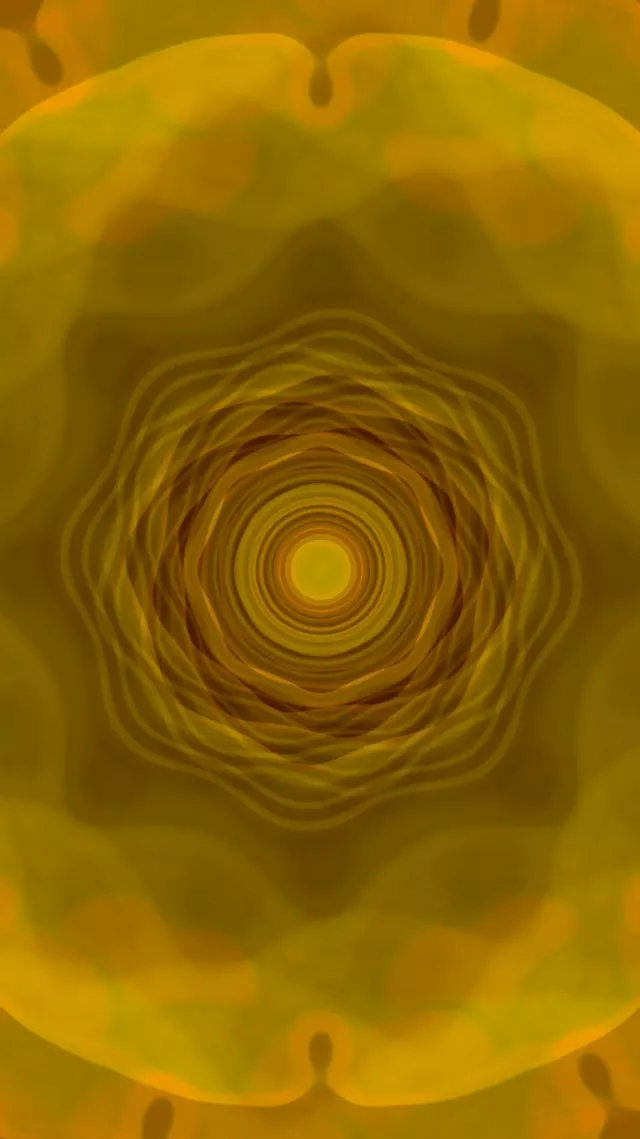 Vórtex Espiral Dorada Túnel de Neón 9:16 Reels 60fps VJ Loop Protector de Pantalla