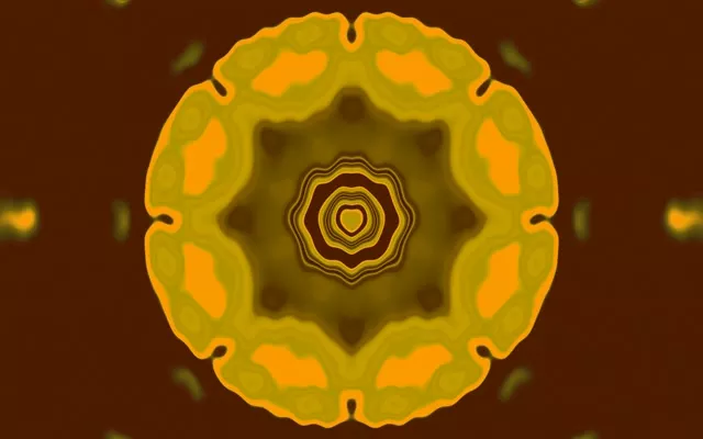 Neon Tunnel 8-Point Star Kaleidoscope VJ Loop 60fps 16:10 MacBook Screensaver